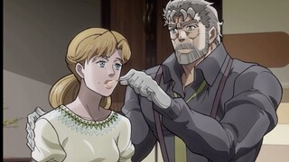 [JoJo] Joseph's taking care of his daughter scene