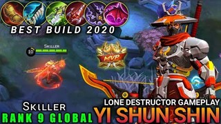 Yi Shun Shin Lone Destructor | New Skin Gameplay by [ Sκιʟʟᴇʀ ] | Top 9 Global