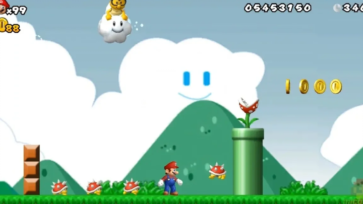 ใหม่ Super Mario All Stars HD Super Mario Bros 1 REMAKE 100% WORLD 3 & 4
