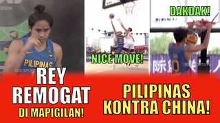 ANG INIT NG LABAN!!! 🔥 | DI MAPIGILAN SI REMOGAT! | PHILIPPINES KONTRA CHINA | FIBA 3X3