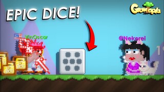 I Made the most EPIC DICE GAME on GROWTOPIA!!!!