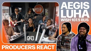 PRODUCERS REACT - AEGIS Luha Wish 107.5 Bus Reaction