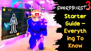 Sword Burst 3 | Everything You Need To Know | Starter Guide