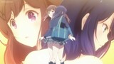 Cute anime girl hugs her crush | Yuri anime moments