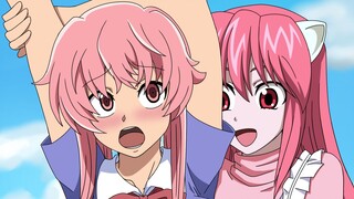 [Edit] Karakter Berambut Merah Muda di Elfen Lied dan Future Diary