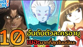 10 อันดับ ตัวละครอายุเยอะมากที่สุดในโลกอนิเมะ Anime Ep3