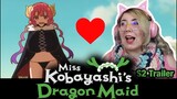NEW DRAGON?!? - Miss Kobayashi's Dragon Maid S2 TRAILER REACTION - Zamber Reacts