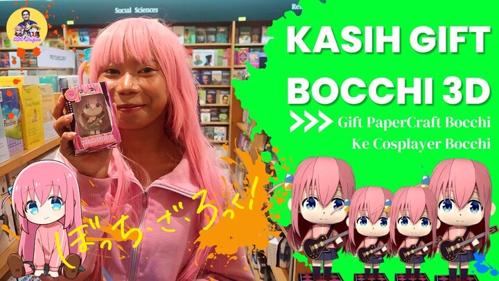 Cosplay Gift PaperCraft Anime Bocchi Ke Cosplay Anime Bocchi The Rock (Hitori Gotou)