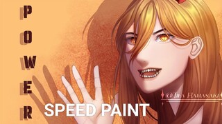 POWER- CHAINSAW MAN ||SPEED PAINT IBISPAINT X