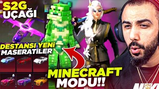 MINECRAFT MODU GELDİ! 😮 DESTANSI YENİ ARABALAR, GELMİŞ GEÇMİŞ EN İYİ SEZON! | PUBG MOBILE