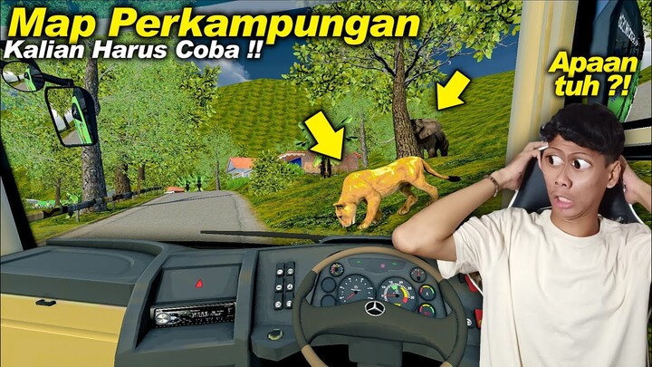 Nyobain Map Baru Bussid Perkampungan Indah 😱
