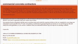 commercial concrete contractors