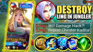 KADITA DESTROY LING IN RANK GAME!! 🔥 | KADITA BEST BUILD 2022 | TOP GLOBAL KADITA GAMEPLAY