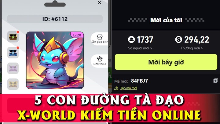 5 Đường TÀ ĐẠO và MẸO trong X-World - Kiếm Tiền Online