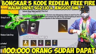 BONGKAR 5 KODE REDEEM FREE FIRE TERBARU HARI INI 8 OKTOBER 2021 RESMI DARI GARENA FREE FIRE