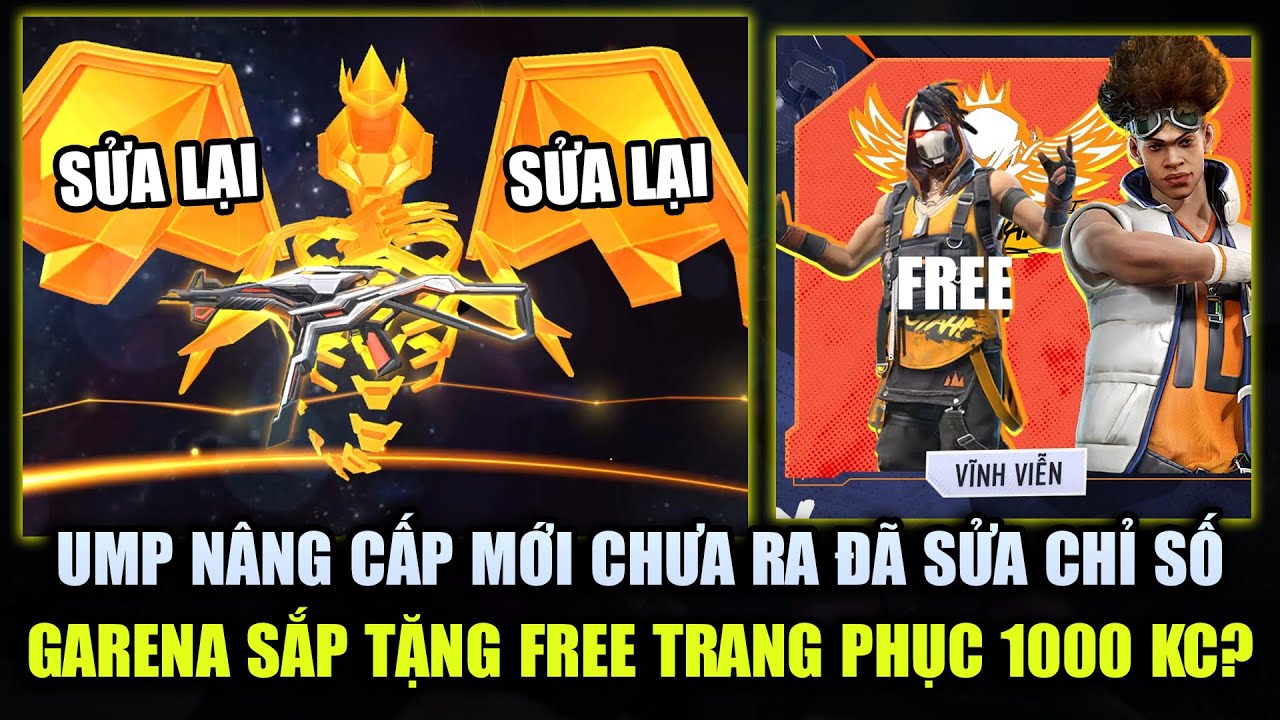 Free Fire | Ump Phong Cách Chưa Ra Đã Bị Chỉnh Sửa - Garena Sắp Tặng Free Trang Phục Giá 1000 Kc? - Bilibili