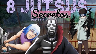 ☂️8 JUTSUS SECRETOS de Naruto y Naruto Shippuden | Parte 1