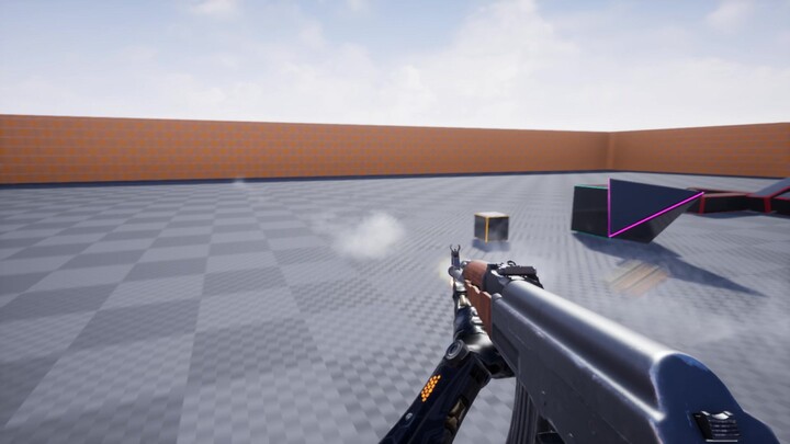 [GMV]ตัวละคร FPS ใหม่ทำเองทดสอบโดย Unreal Engine 4