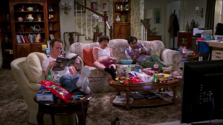 [TBBT] If you have three stinky men like this in your family, what would you do...