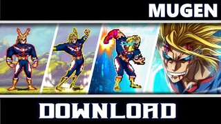Super All Might V.3 JUS Edit Salah - MUGEN JUS CHAR