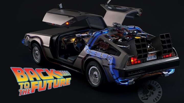 10 Episode -Deagostini Back To The future DeLorean DMC-12回到未来德罗宁穿越时间汽车模型拼装定格动画过程