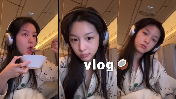 Zhou Ye vlog｜Long-distance flight to Paris