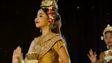 Cambodian princess Norodom Jenna performs New Year's greeting dance