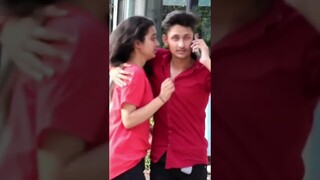 hug prank girls | prank girls stranger | To talk on mobile phone hug girls | new prank girls