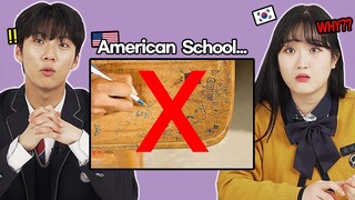 Korean Teens React To 'Things Never to Do in American high schools !'