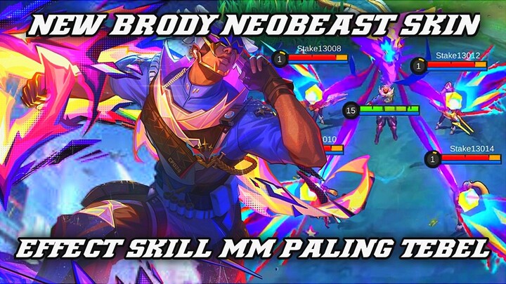 Skin Role MM Dengan Effect Paling Tebel!! Review Effect Skill Brody Neobeast🔥