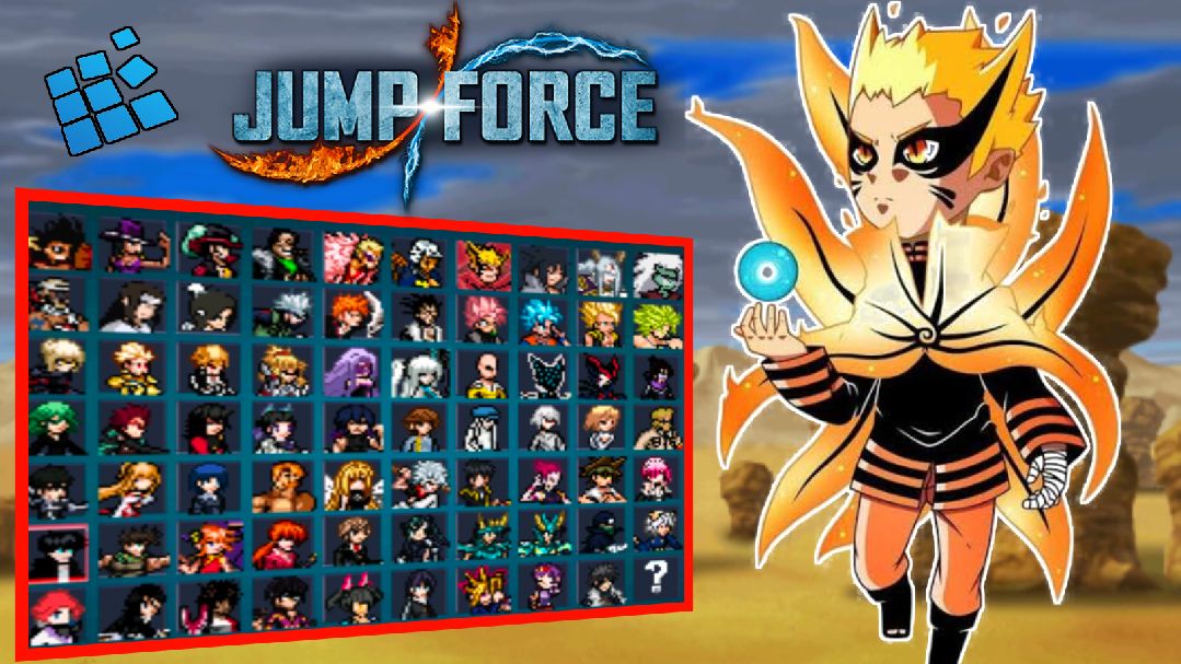 RELEASE‼️ JUMP FORCE MUGEN APK V.8 Full Character 