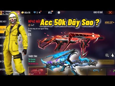 Mẹo Mua Nick & Quay KC FreeFire Siêu Vip | Mua Acc Free Fire 50K