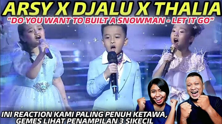 KAMERANYA JAHAT DAN SALAH LAGU BUAT 3 ANAK LUCU INI - Thalia X Arsy X DJalu SOUNDTRACK FROZEN 2