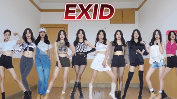 Kenangan K-POP Membunuh! Melodi EXID yang membuat ketagihan! Sepuluh set pergantian kostum dan taria