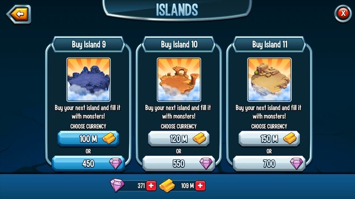 Monster Legends Buy Island 9