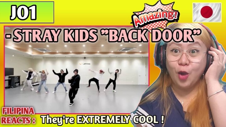 JO1 - Stray Kids(스트레이 키즈) 'Back Door(백도어)' PRACTICE VIDEO - [KCON 2022 Premiere] // FILIPINA REACTS