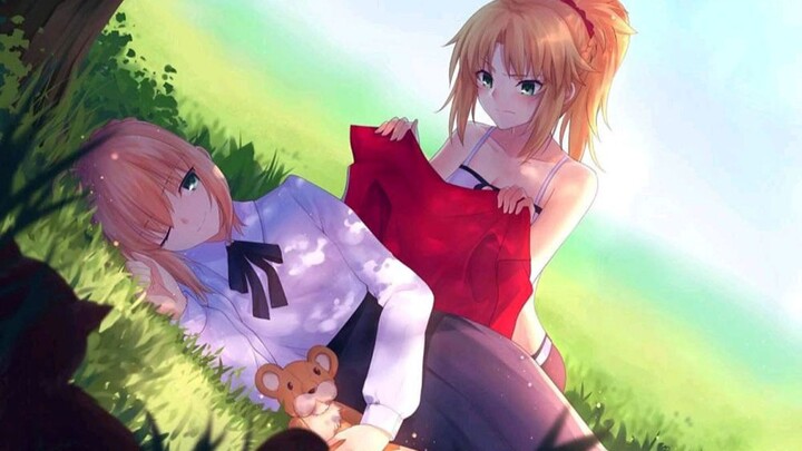 [Anime] "Fate" + "Qian Si Xi (Puppet Show)" | Mordred & Saber