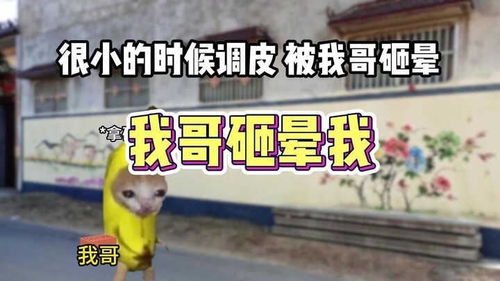 我哥把我砸晕，结果。。。。