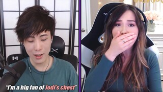 Jodi reacts to Sykkuno saying he's a big fan of her chest