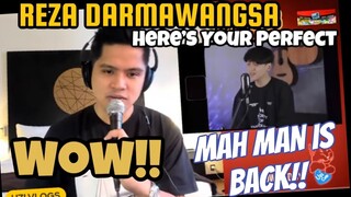 REZA Darmawangsa - here's your perfect  ( sad tiktok songs medley mashup ) part II REACTION