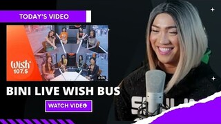 BINI performs "Golden Arrow" LIVE on Wish 107.5 Bus [ REACTION VIDEO ]