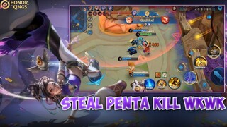 GAGALIN TEMEN PENTA KILL WKWK - Honor of Kings