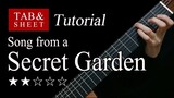Song from a Secret Garden - Guitar Lesson + TAB