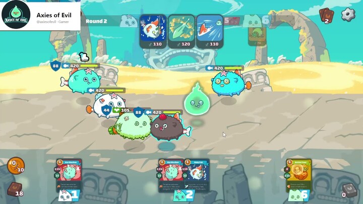 Axie Infinity - AAP( Aqua Aqua Plant ) vs AAA ( Aqua Aqua Aqua )