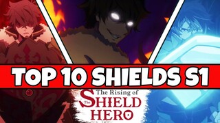 NAOFUMI'S TOP 10 SHIELDS!! // The Rising of the Shield Hero