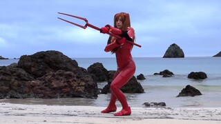 "Live-action" Evangelion: Asuka knows Kung Fu!!