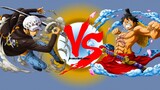 Monkey D. Luffy vs Trafalgar Law Full fight | JemzInGame | One Piece