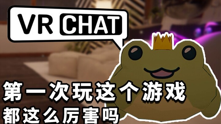 【VRChat】第一次玩这个游戏都这么厉害吗？