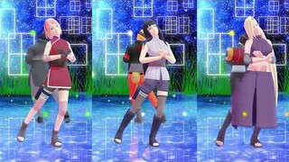 Melt【NARUTO MMD】NARUHINA*SASUSAKU*SAIINO