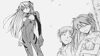 EVA Fan Work "RETAKE": Shinji Fights Mass-produced Machine/Mysterious Little Girl Appears